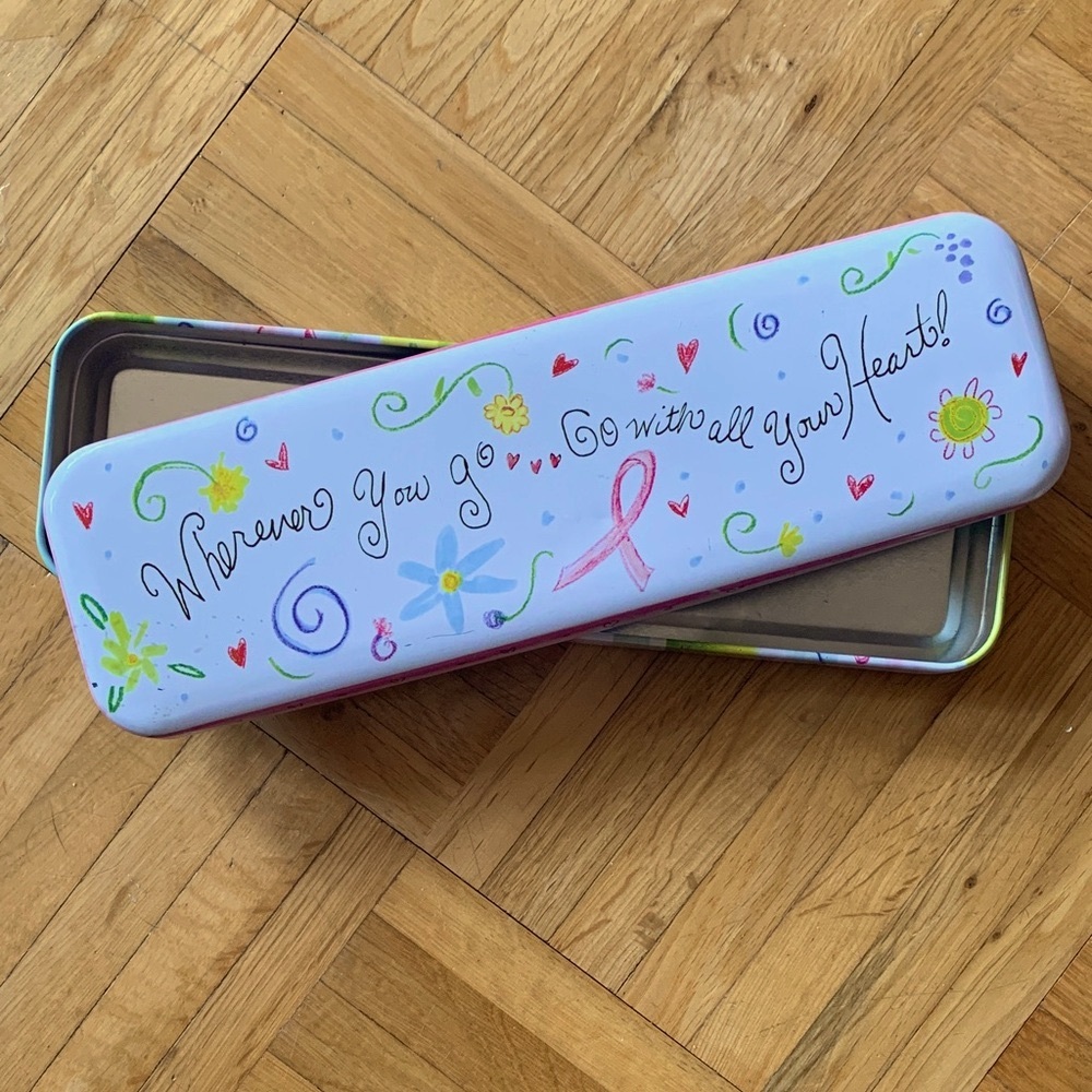 Brighton Tin Box - 10”x3” - Trinket Tin - 2 Pieces